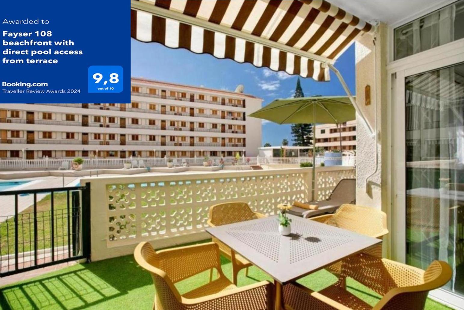 Fayser 108 Beachfront With Direct Pool Access From Terrace Арона Екстер'єр фото